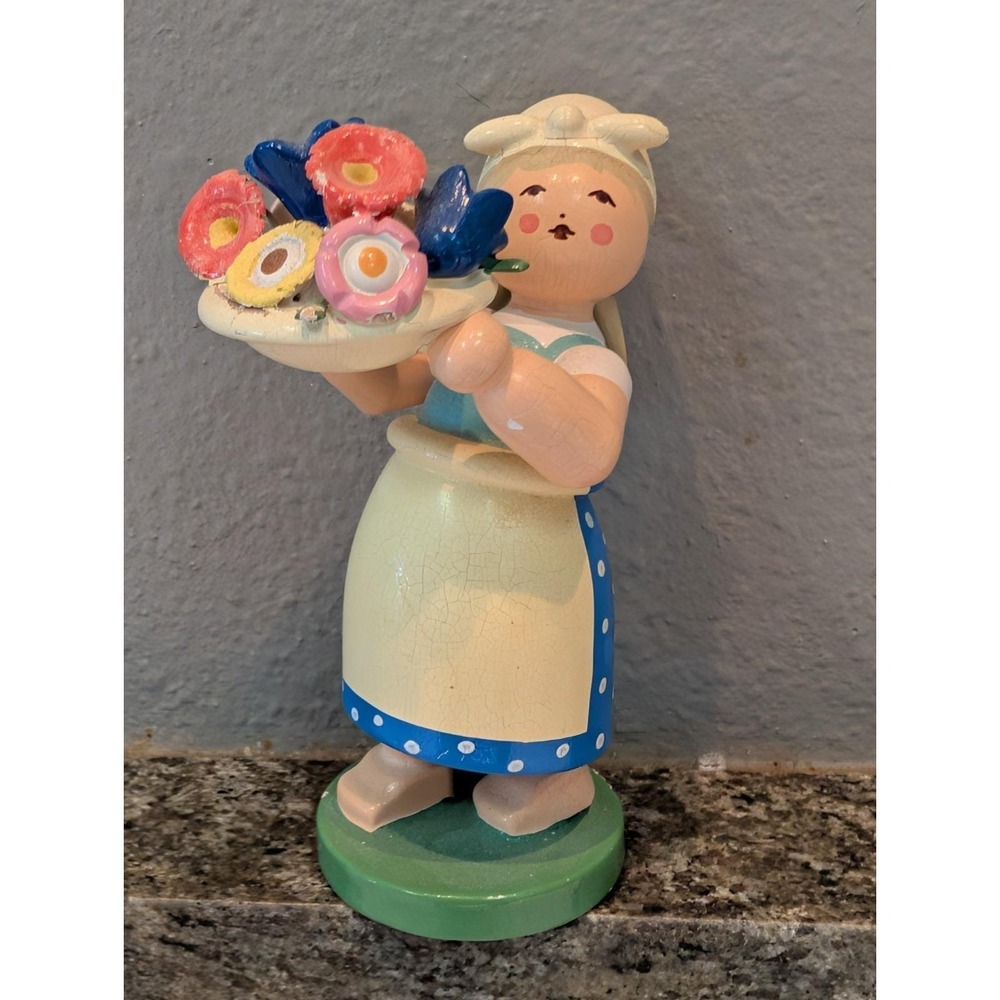 5220/1 Retired Wendt & Kuehn Flower Children and Friends Girl with flower bowl